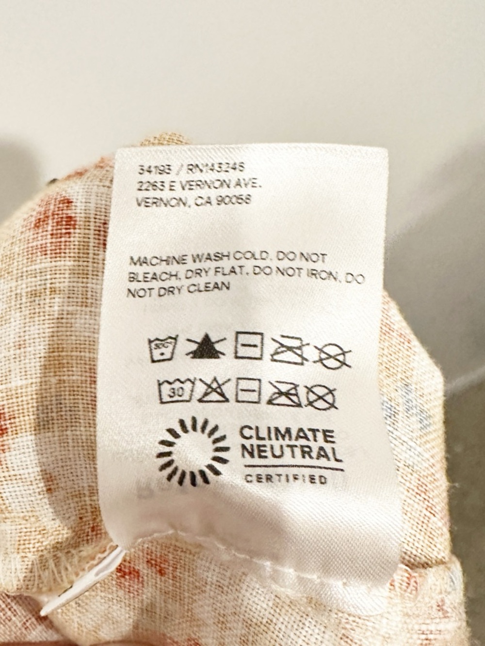 Reformation Ronan Linen Two Piece Pant Set Size 2 - Picture 16 of 16